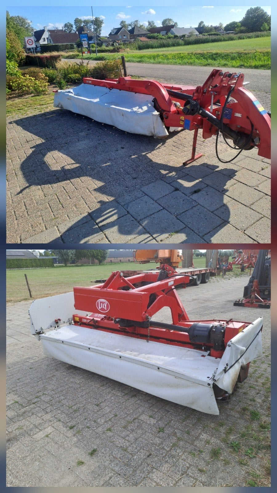 Set Lely maaiers front en achter Splendimo 320 MC schijve, Ophalen, -, -, Weidebouw