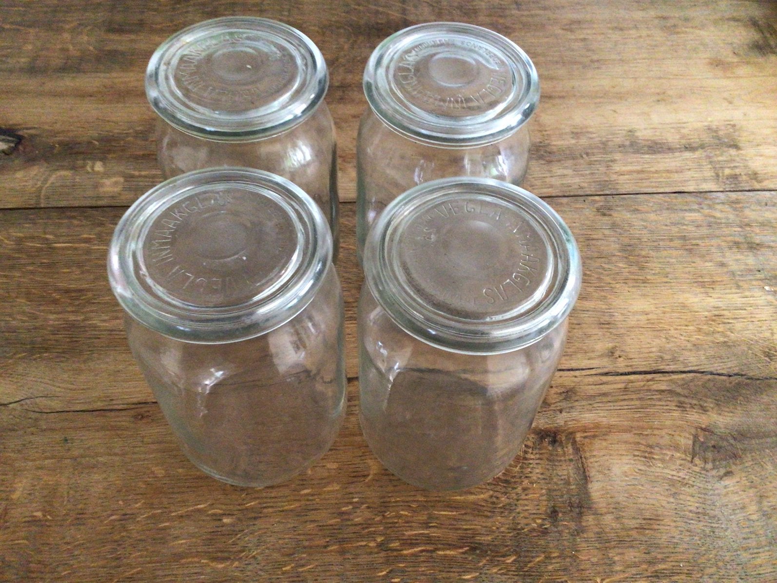 Weck glazen, Ophalen, Gebruikt, Glas