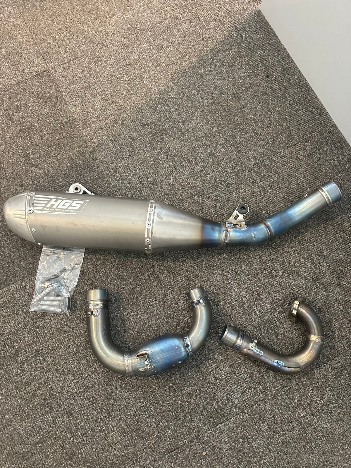Titanium hgs Yamaha yzf450 23-25, Ophalen of Verzenden, Zo goed als nieuw
