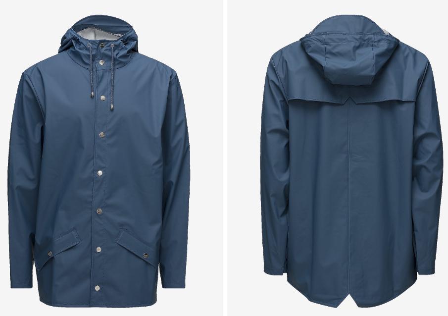 RAINS regenjas grijsblauw maat XXS/XS - nieuw -, Kleding | Dames, Rains, Blauw, Nieuw, Ophalen of Verzenden