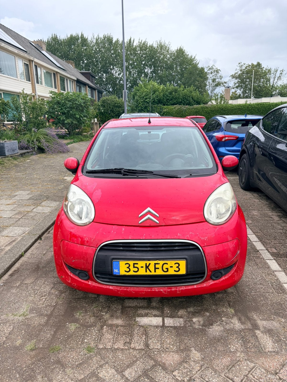 Citroën C1 1.0 5-DRS 2009 Rood, Auto's, Citroën, Voorwielaandrijving, 4 stoelen, C1, 68 pk