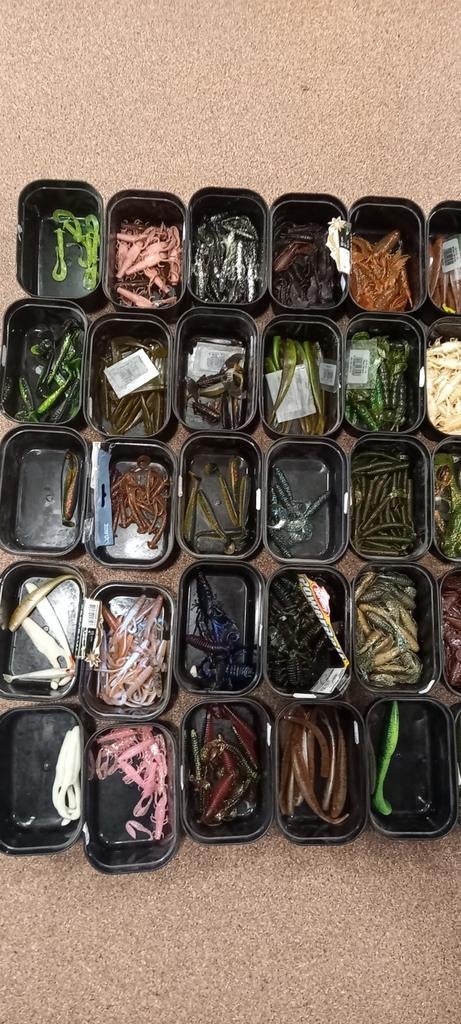 Grote partij shads & Creature baits ( 900st.), Overige typen, Nieuw, Ophalen of Verzenden, Nvt