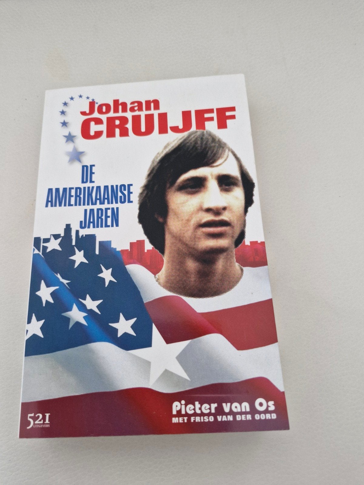 Johan Cruijff: De Amerikaanse Jaren - Boek, Ophalen of Verzenden, Zo goed als nieuw, Pieter van Os, Balsport