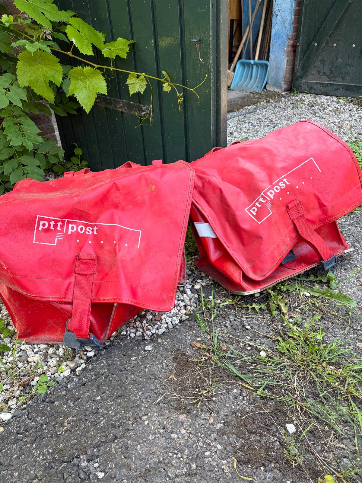 PTT Postbode Fietstassen - Vintage en Robuust, Ophalen, Gebruikt