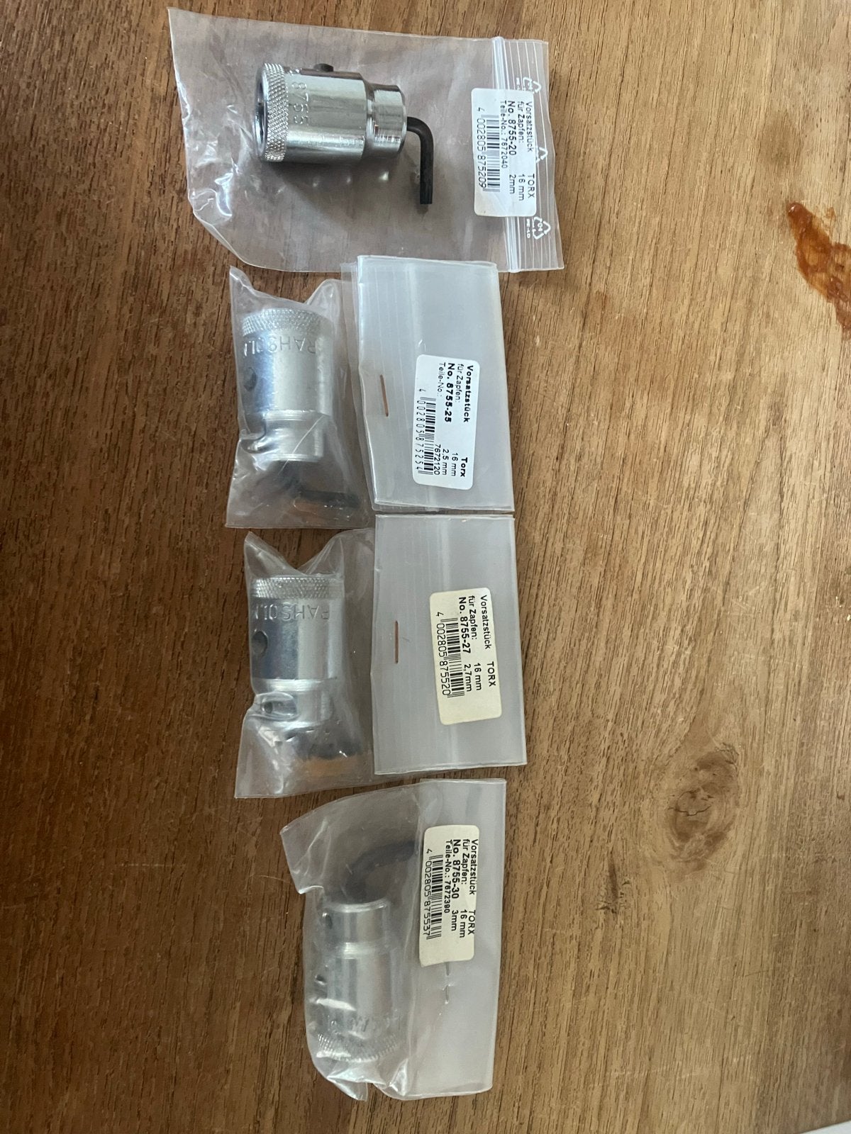 RAHSOL Gedore Torx opzetstukken Set - Diverse Maten, Ophalen of Verzenden, Nieuw