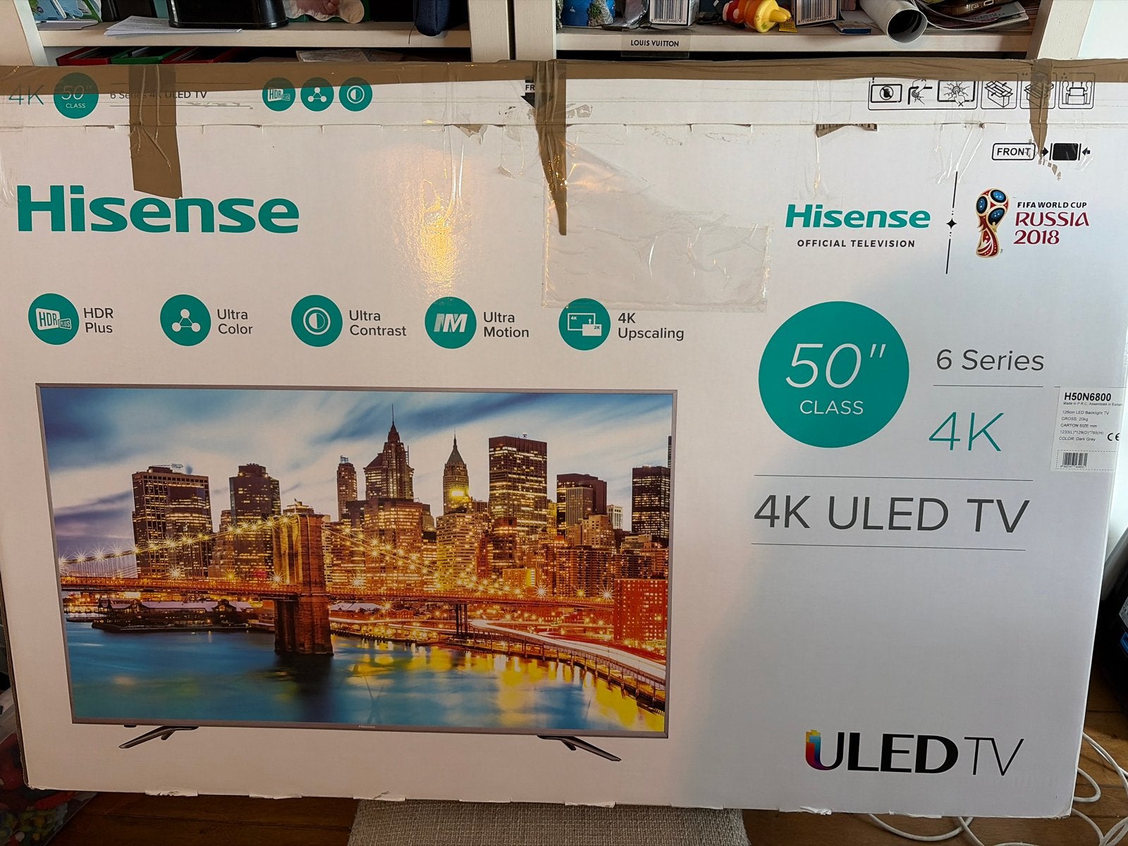 Hisense 50" 4K ULED TV - Zo goed als nieuw, Ophalen, LED, 50 Hz, Zo goed als nieuw