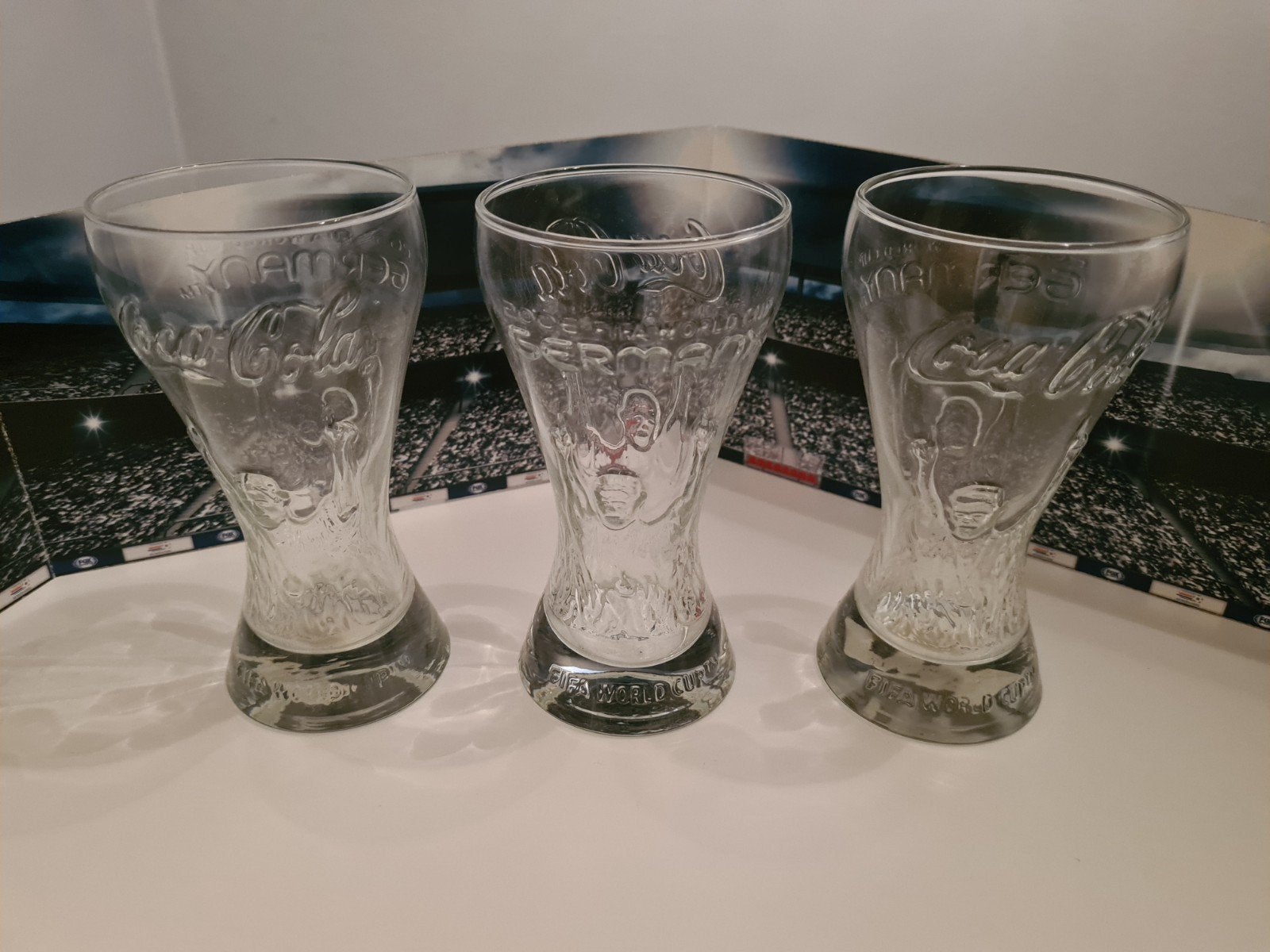 Coca-Cola FIFA World Cup 2006 glazen set (3 stuks), Ophalen, Zo goed als nieuw