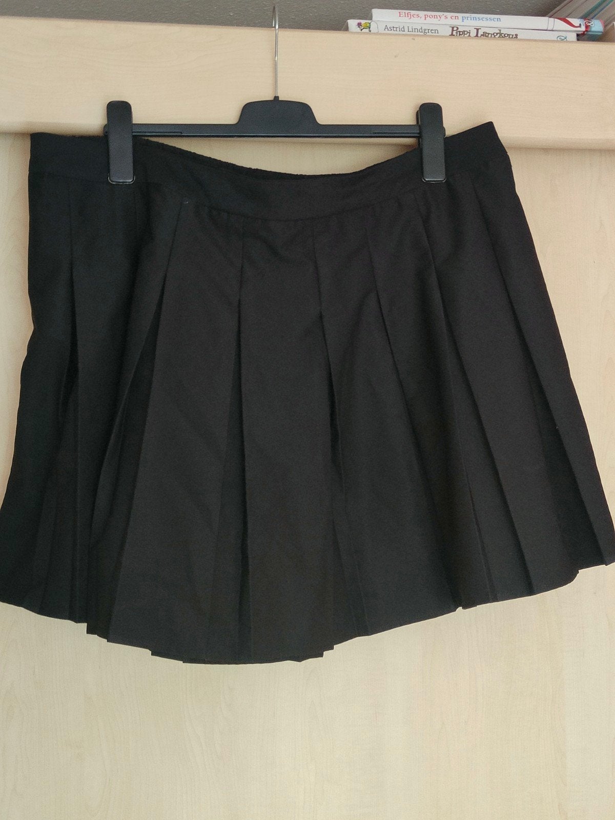 Zwarte Shein rok XXL met elastische tailleband, Zwart, Maat 46/48 (XL) of groter, Ophalen of Verzenden, Zo goed als nieuw