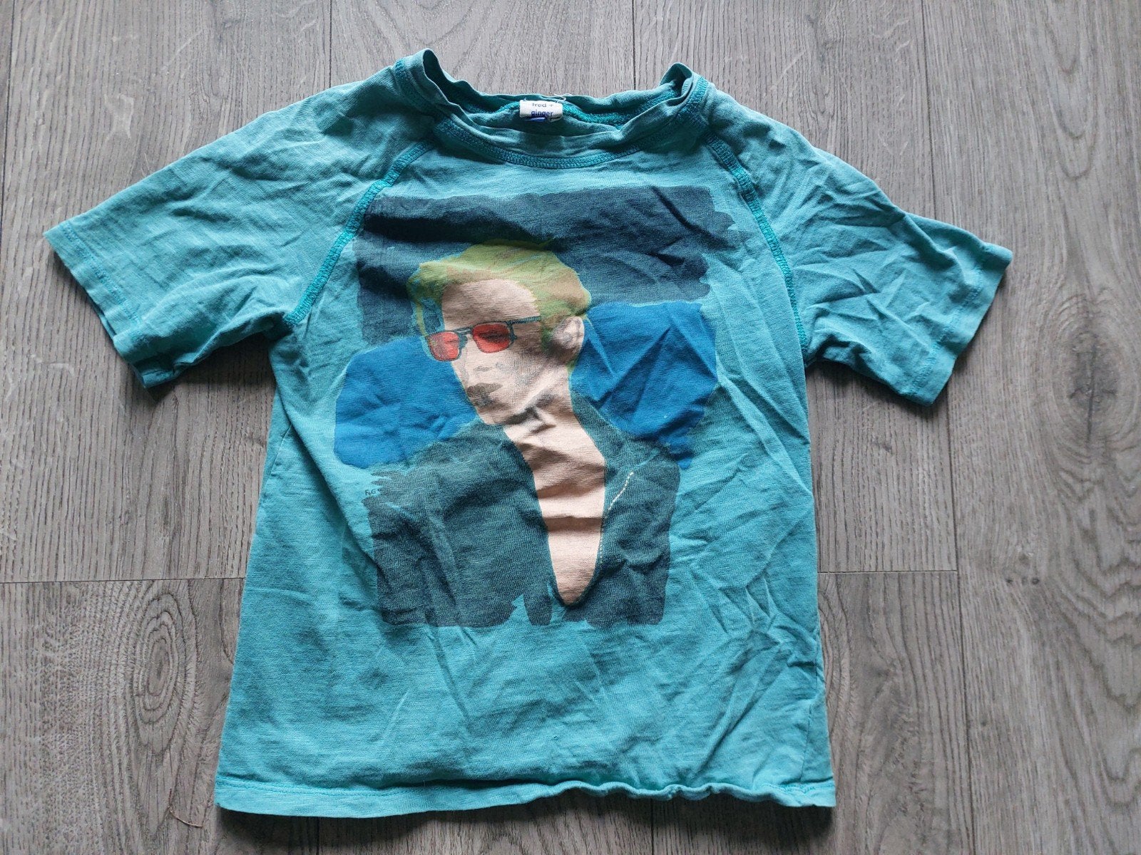 David Bowie T-shirt maat 140, Gebruikt, Ophalen of Verzenden, Shirt of Longsleeve, Jongen of Meisje