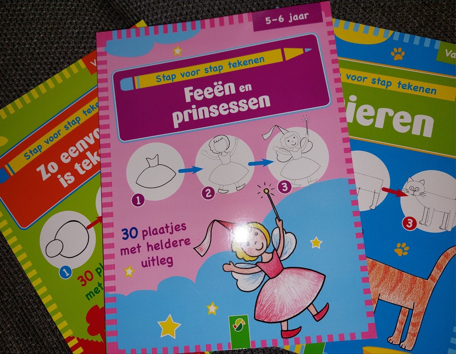 Stap voor stap tekenen: Zo eenvoudig is tekenen, Boeken, Ophalen of Verzenden, Zo goed als nieuw, Onbekend, 3 tot 4 jaar