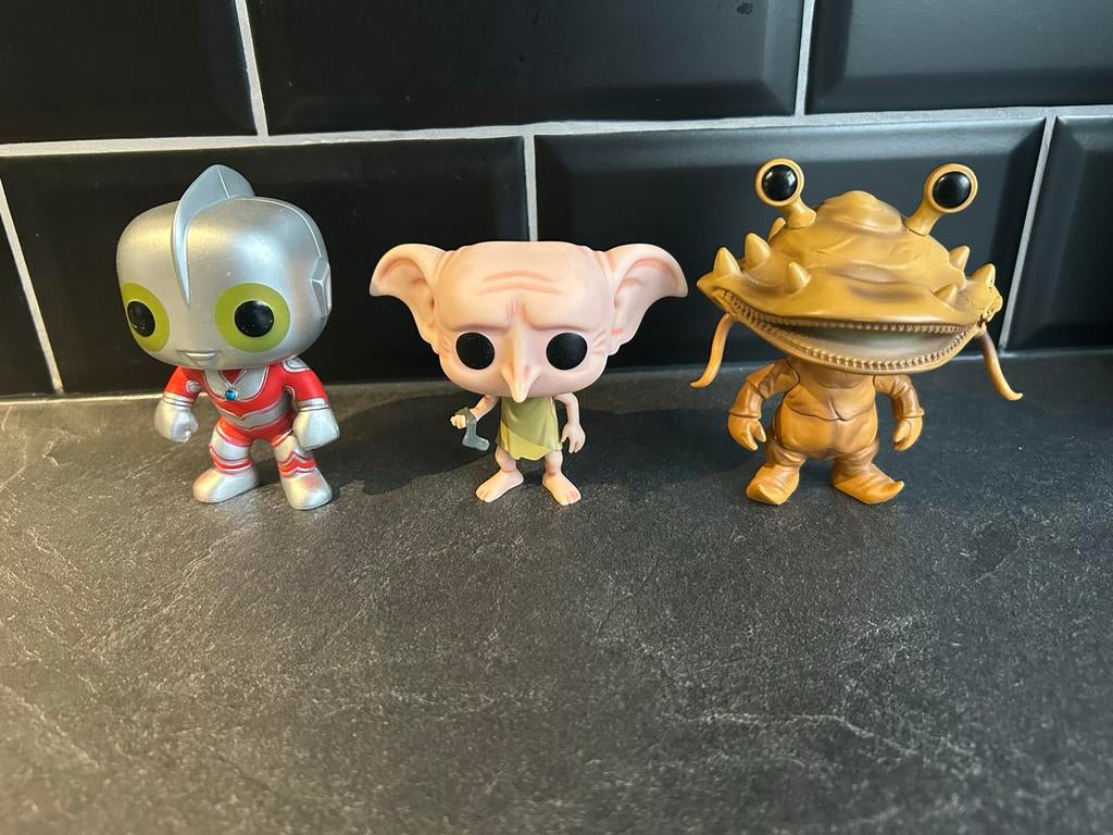 Funko Pop Dobby, Ultraman en Kanegon - Harry Potter, Verzamelen, Ophalen of Verzenden, Zo goed als nieuw