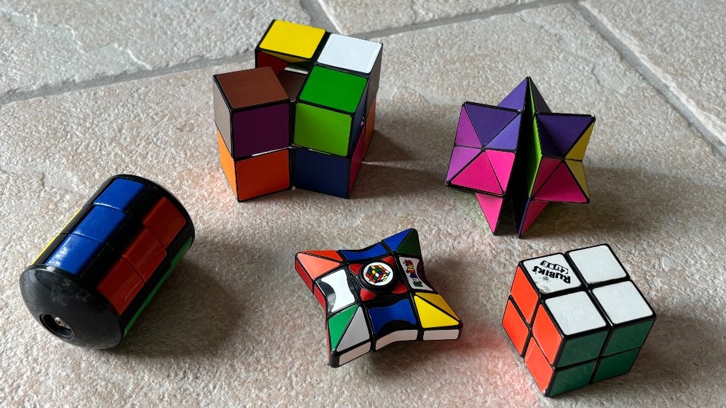 Rubiks cube verschillende soorten, Ophalen of Verzenden, Minder dan 500 stukjes, Gebruikt