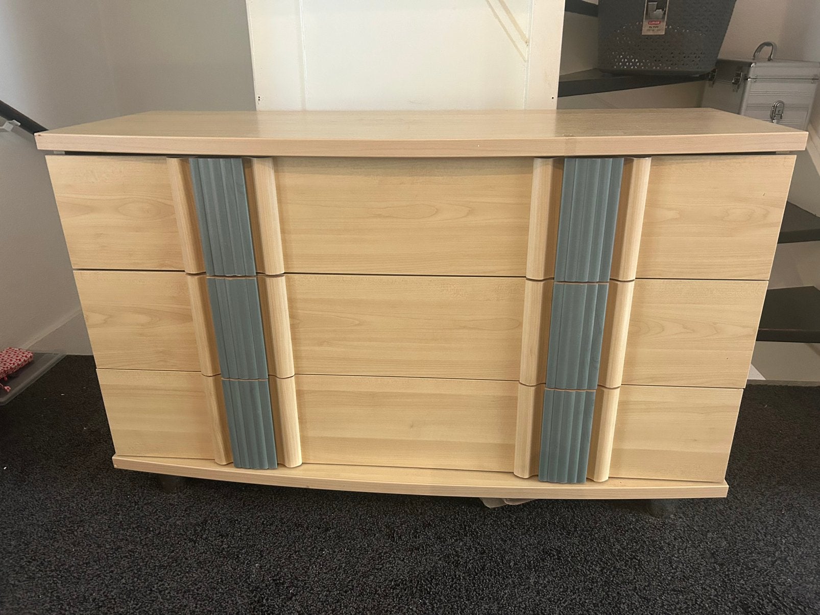Kaptafel ladekast in nette staat, Ophalen, Gebruikt, 100 tot 150 cm, Minder dan 100 cm