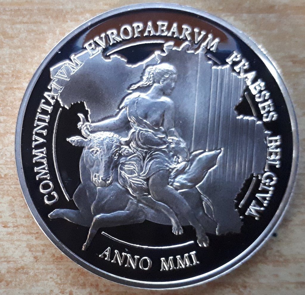België, 500 Francs 2001 - zilver Proof, Zilver, Ophalen of Verzenden, Losse munt, Zilver