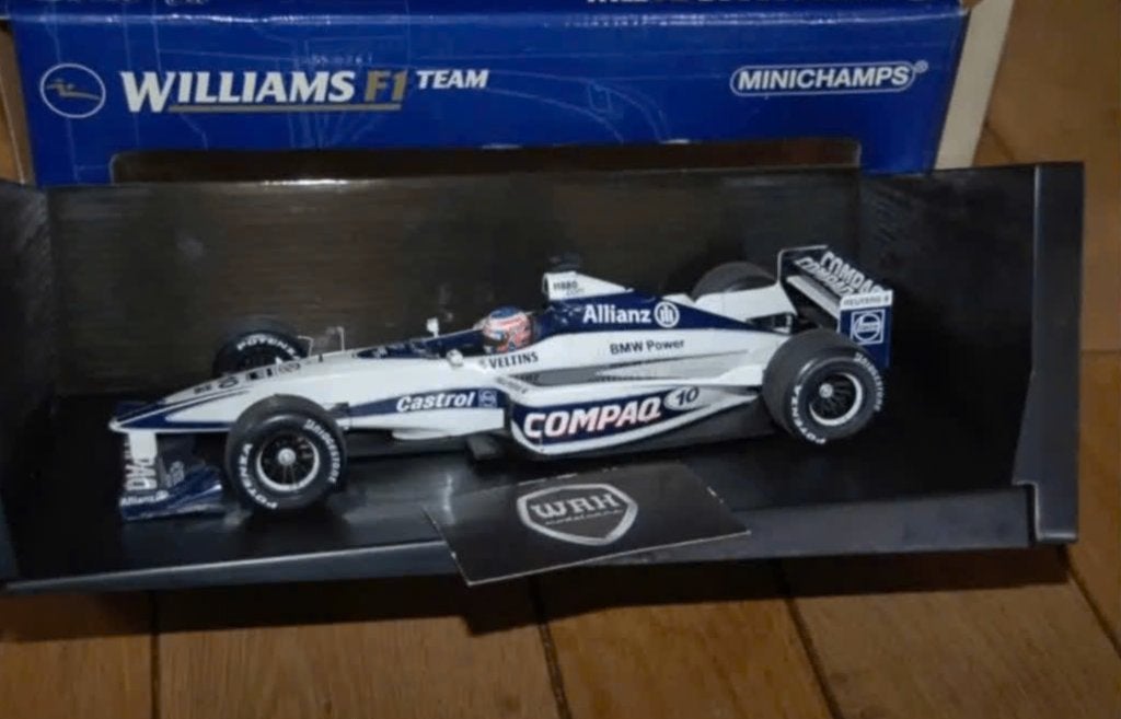 1:18 WILLIAMS FW22 F1 JENSON BUTTON Minichamps in doos WRH, Verzenden, Zo goed als nieuw, Auto, MiniChamps