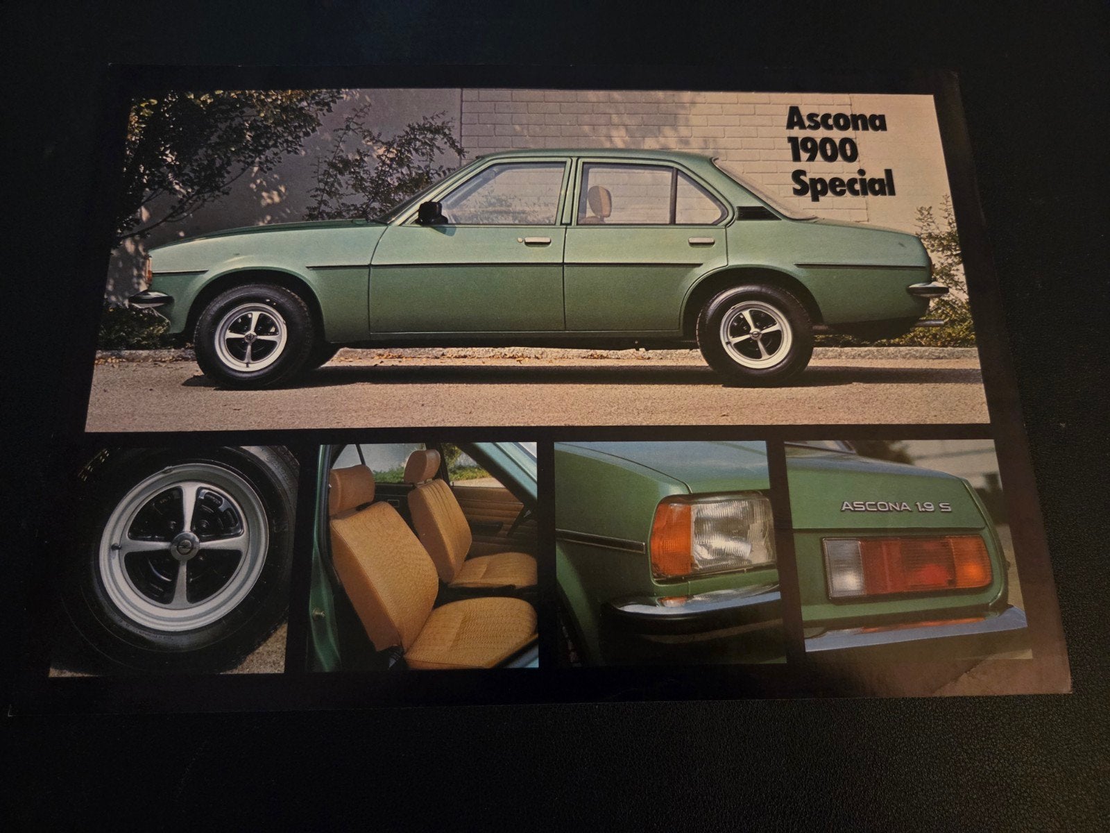 Leaflet Opel Ascona 1900 Special Zwitserland, Ophalen of Verzenden, Zo goed als nieuw, Opel