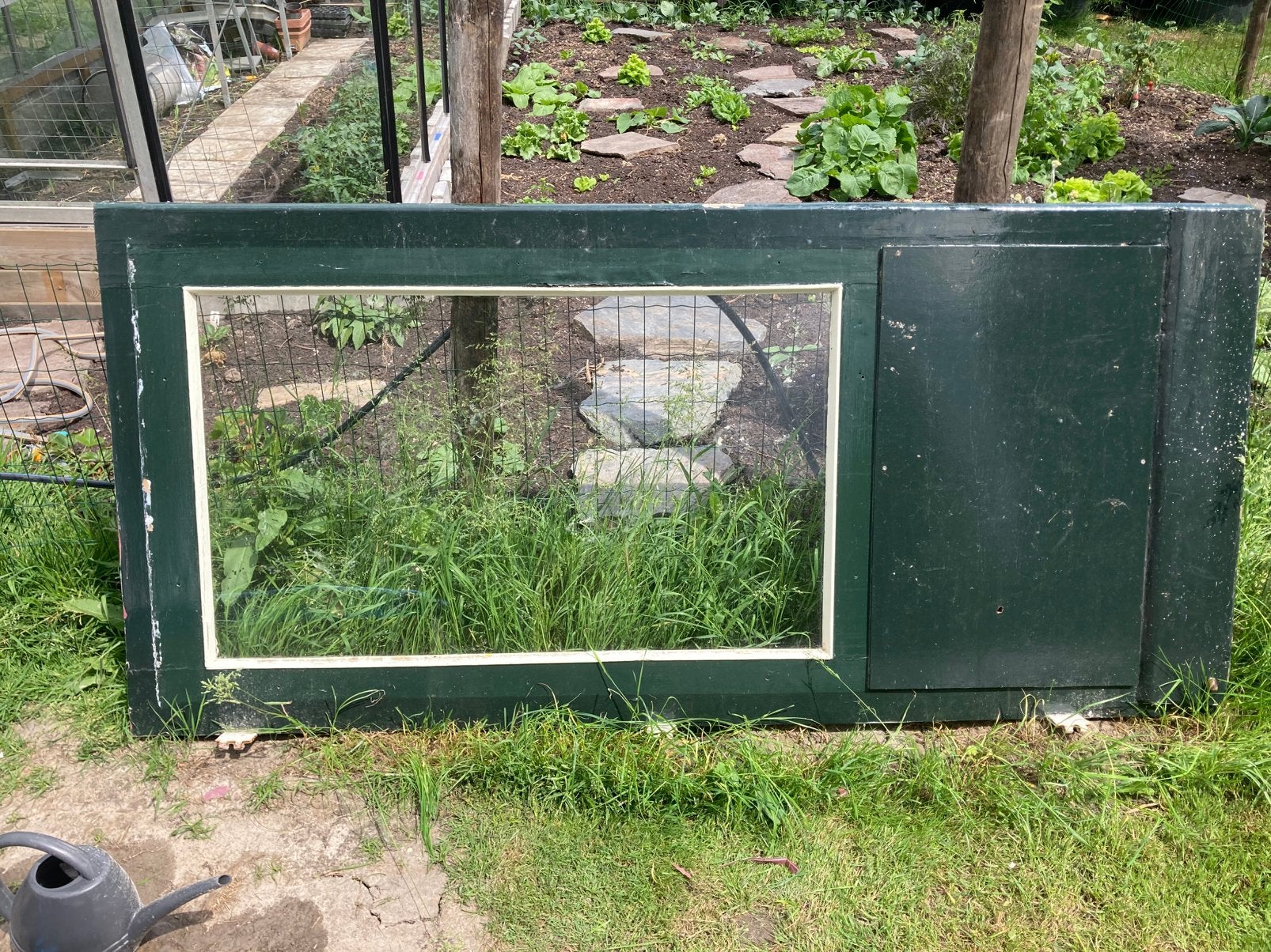 Jaren 30 ensuite deuren: 2 openslaande deuren, Ophalen, Gebruikt, 80 tot 100 cm, Buitendeur