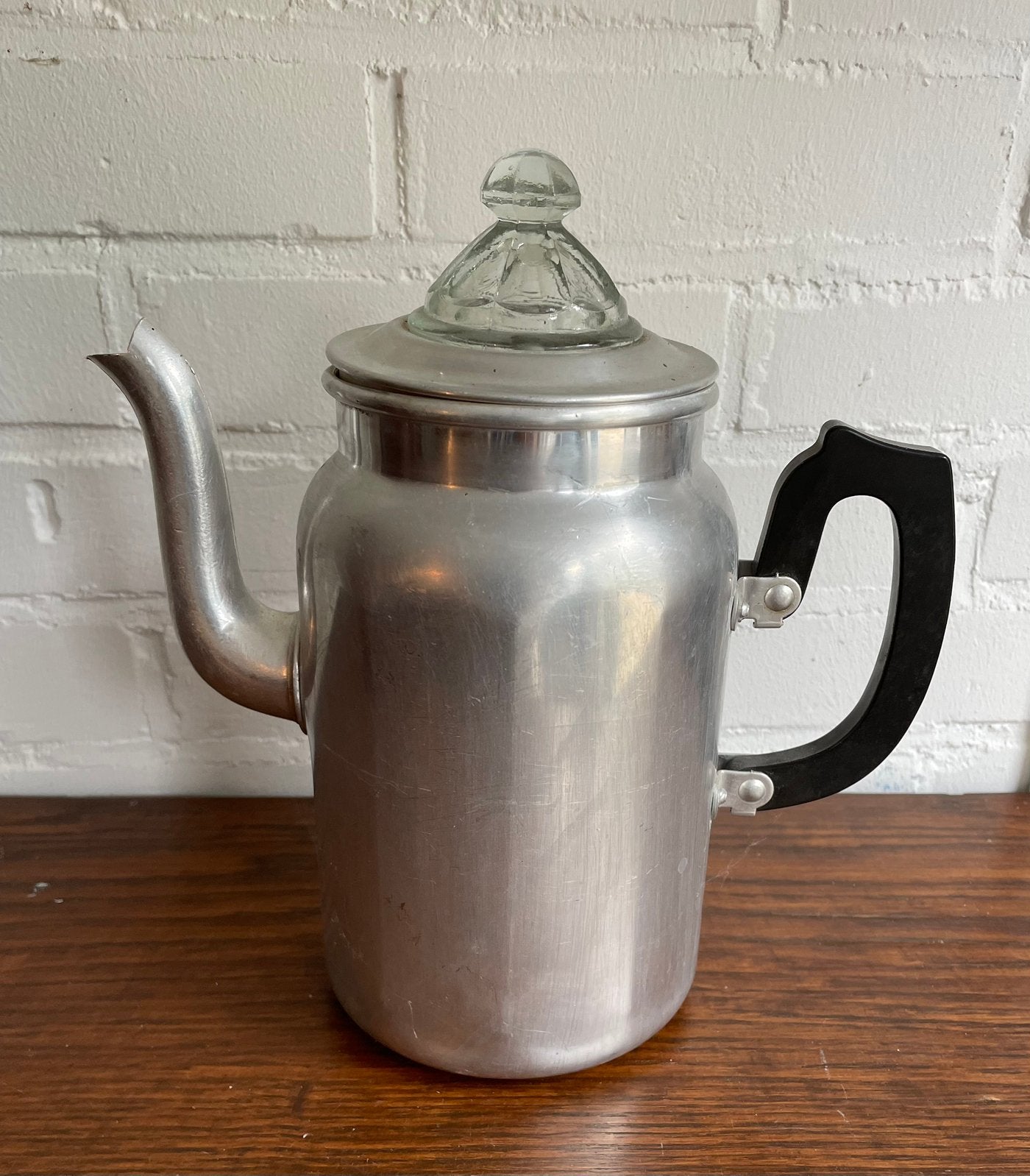 Een ouderwetse koffiepot met percolator, Antiek en Kunst, Ophalen of Verzenden