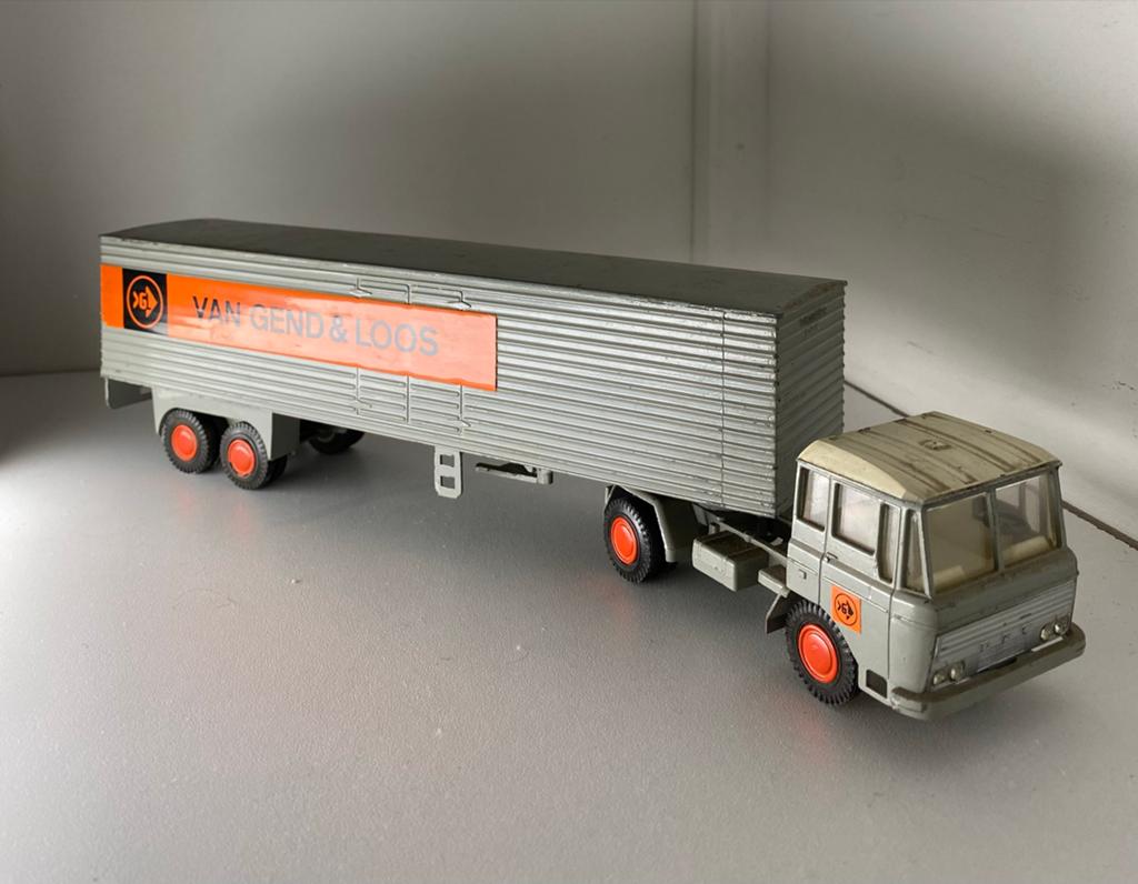 Vintage Van Gend & Loos DAF 2600 DKB vrachtwagen model, Ophalen of Verzenden, Gebruikt, Overige merken