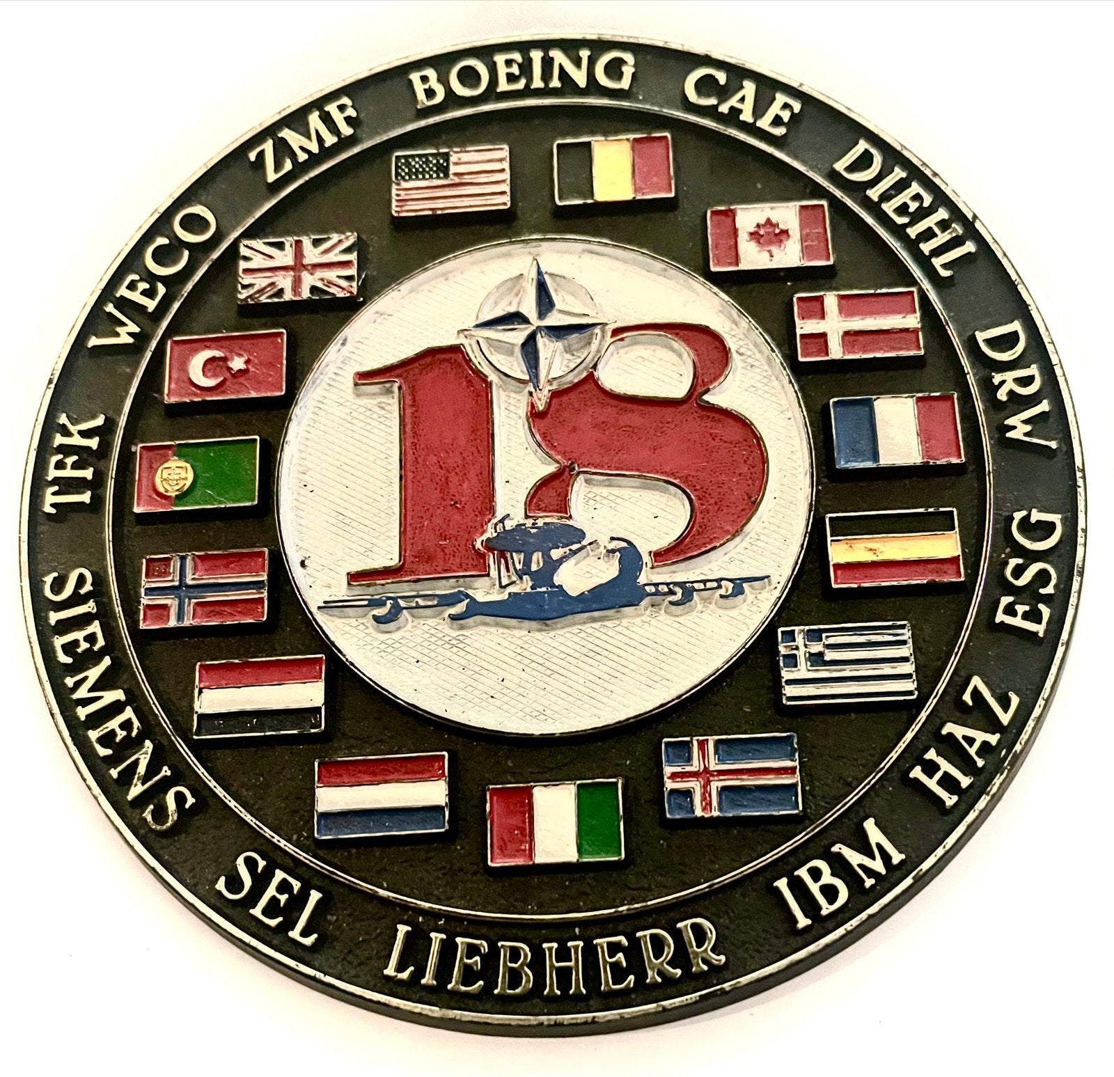 NATO AWACS E-3A Component Challenge Coin, Ophalen of Verzenden