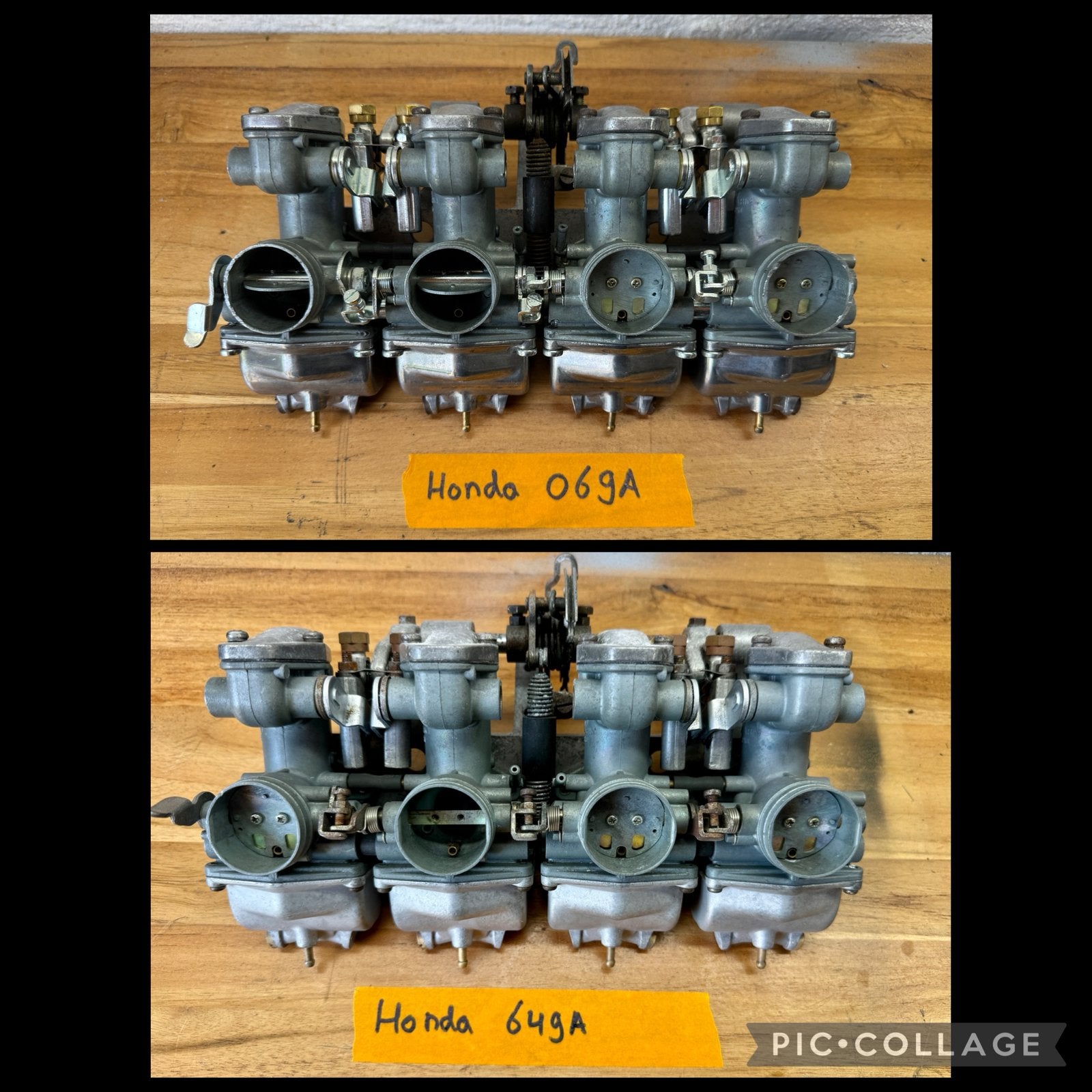 Honda carburateurs cb550 / cb500 2x 069A 649A, Motoren, Ophalen of Verzenden, Gereviseerd
