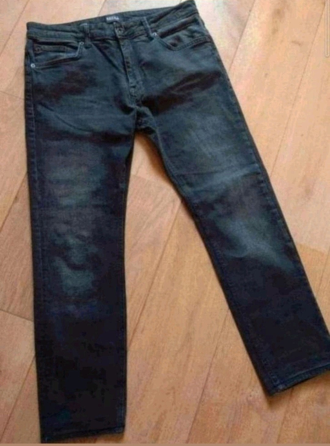 Refill Lucas slim fit jeans, zwart, W33 L30, zgan, Rob3330, Zwart, Refill, Ophalen of Verzenden, Zo goed als nieuw