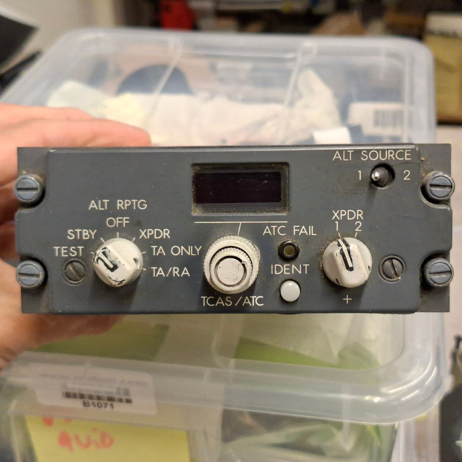 TCAS/ATC transponder paneel, Ophalen of Verzenden, Gebruikt, Overige typen