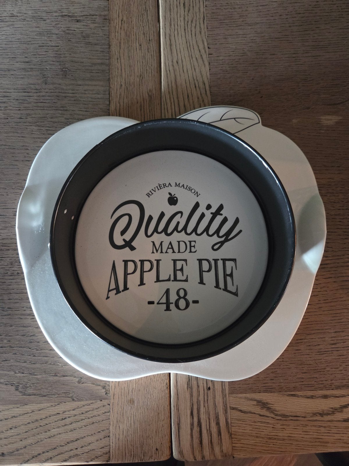 Riviera Maison Quality Made Apple Pie Bakvorm, Overige typen, Ophalen of Verzenden, Zo goed als nieuw, Zwart