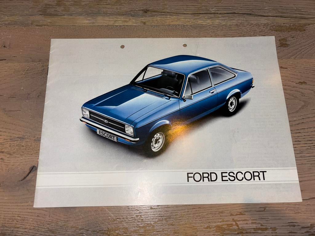 Folder Ford Escort 1978, Ophalen of Verzenden, Gelezen, Ford