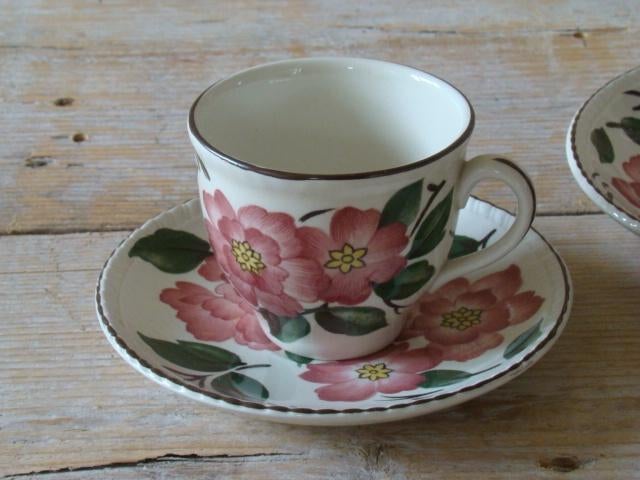 Kop-en-schotels, Engels, Wood & Sons, IRISH ROSE, gaaf, Ophalen of Verzenden