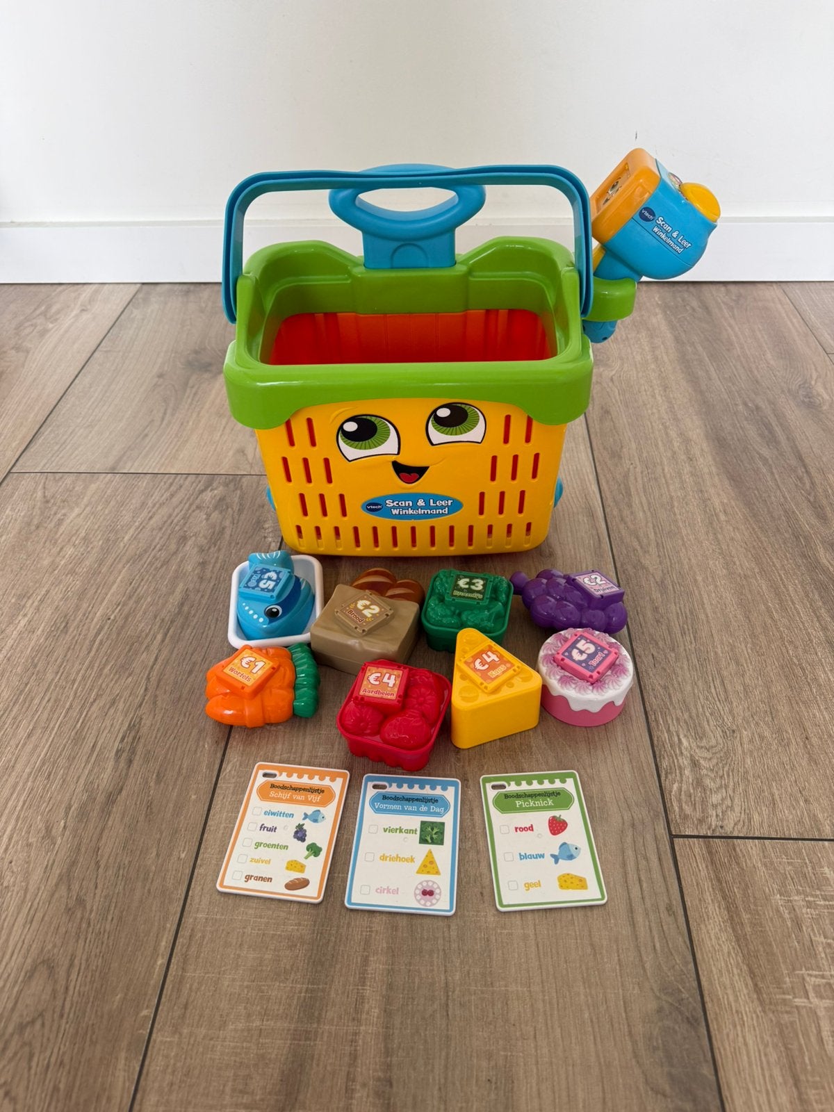 VTech scan en leer winkelmand, Ophalen of Verzenden, Zo goed als nieuw, 6 maanden tot 2 jaar