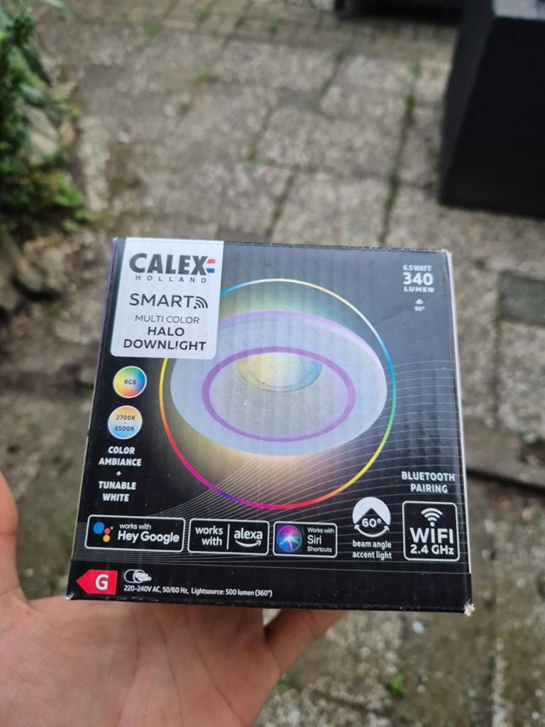 Calex Smart Multi Color Halo Downlight (9 stuks), Ophalen of Verzenden, Nieuw, Modern, Smart Home, Functioneel