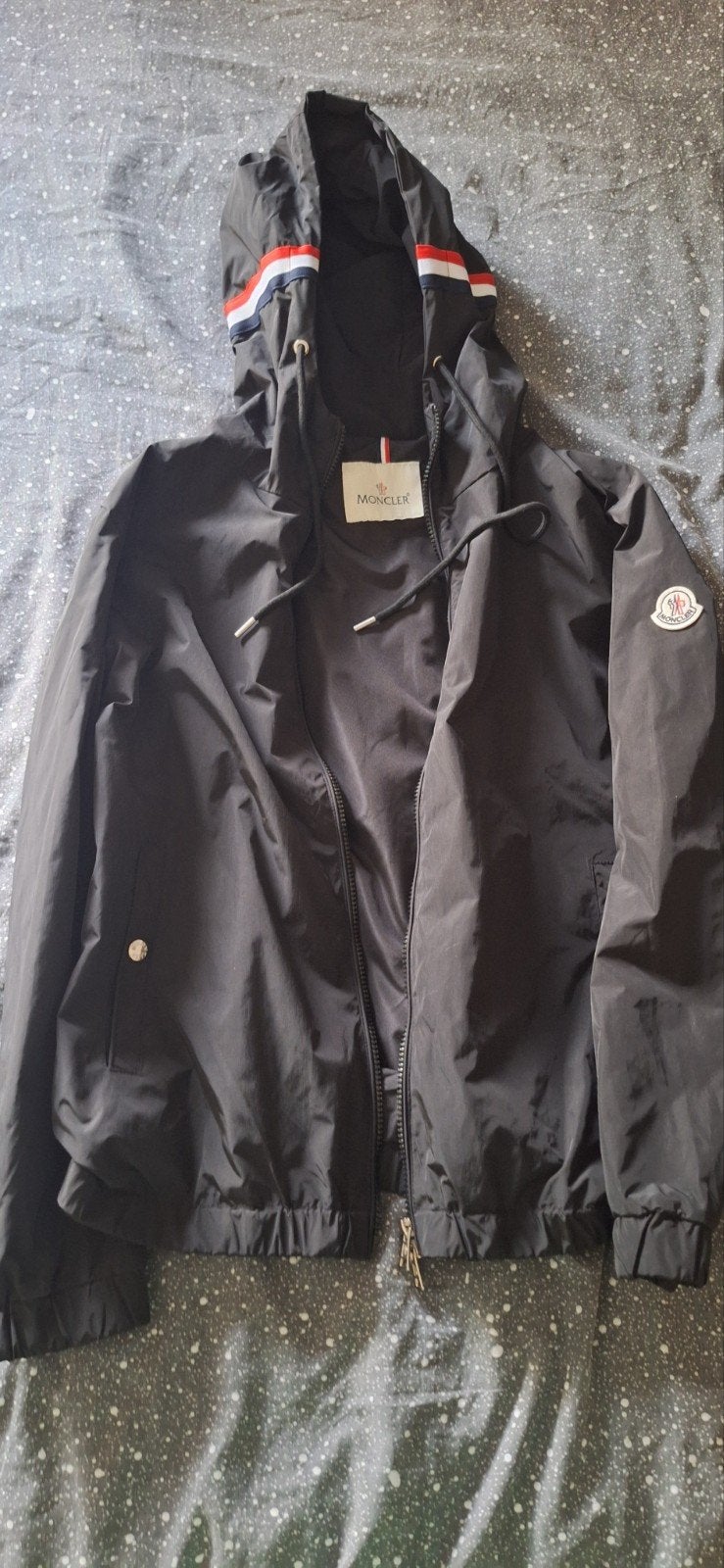 Moncler jas maat s, Zwart, Moncler, Ophalen of Verzenden, Zo goed als nieuw