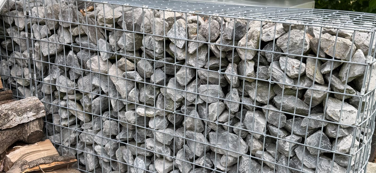 Partij Ardenner breuksteen met 5 korfen, Tuin en Terras, Ophalen, Nieuw, Grijs, Basalt