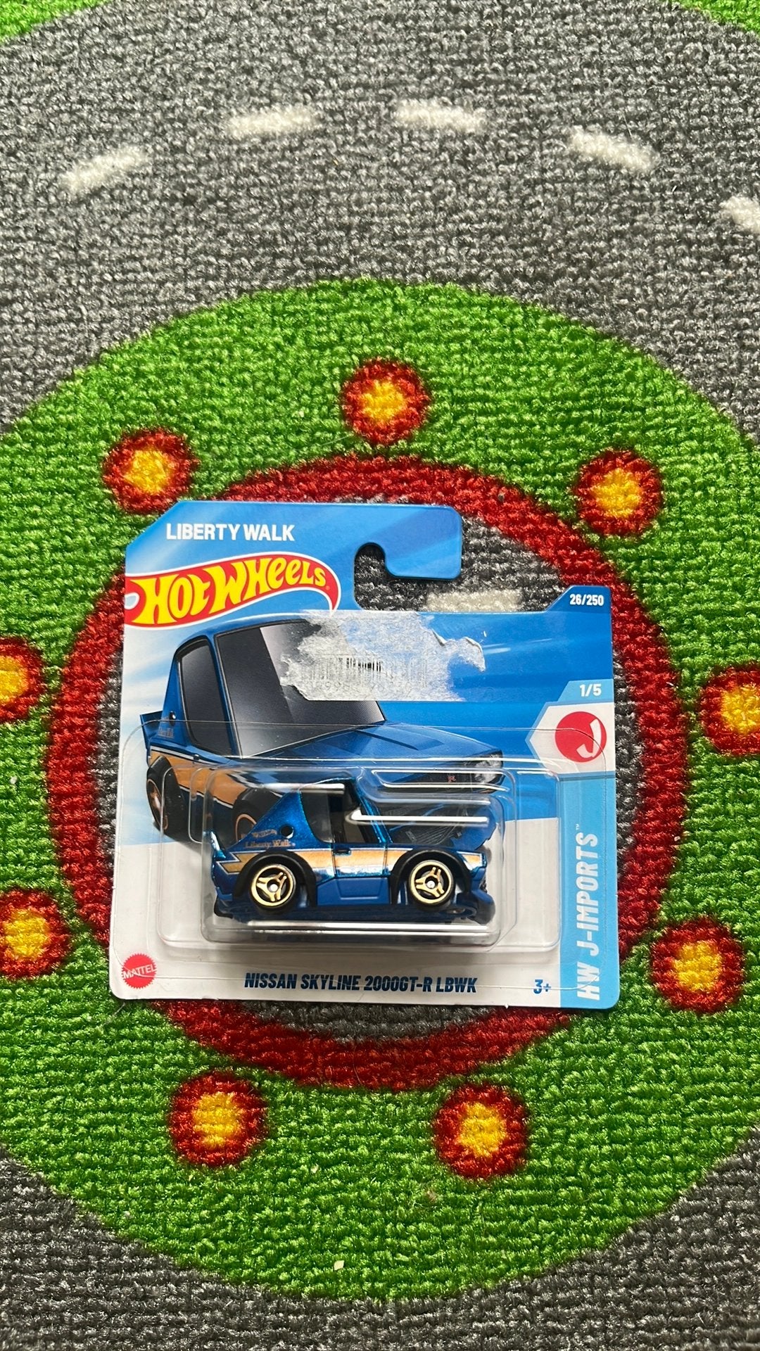 Hot Wheels, Nissan Skyline 2000GT-R LBWK Tooned, Ophalen, Zo goed als nieuw, Auto