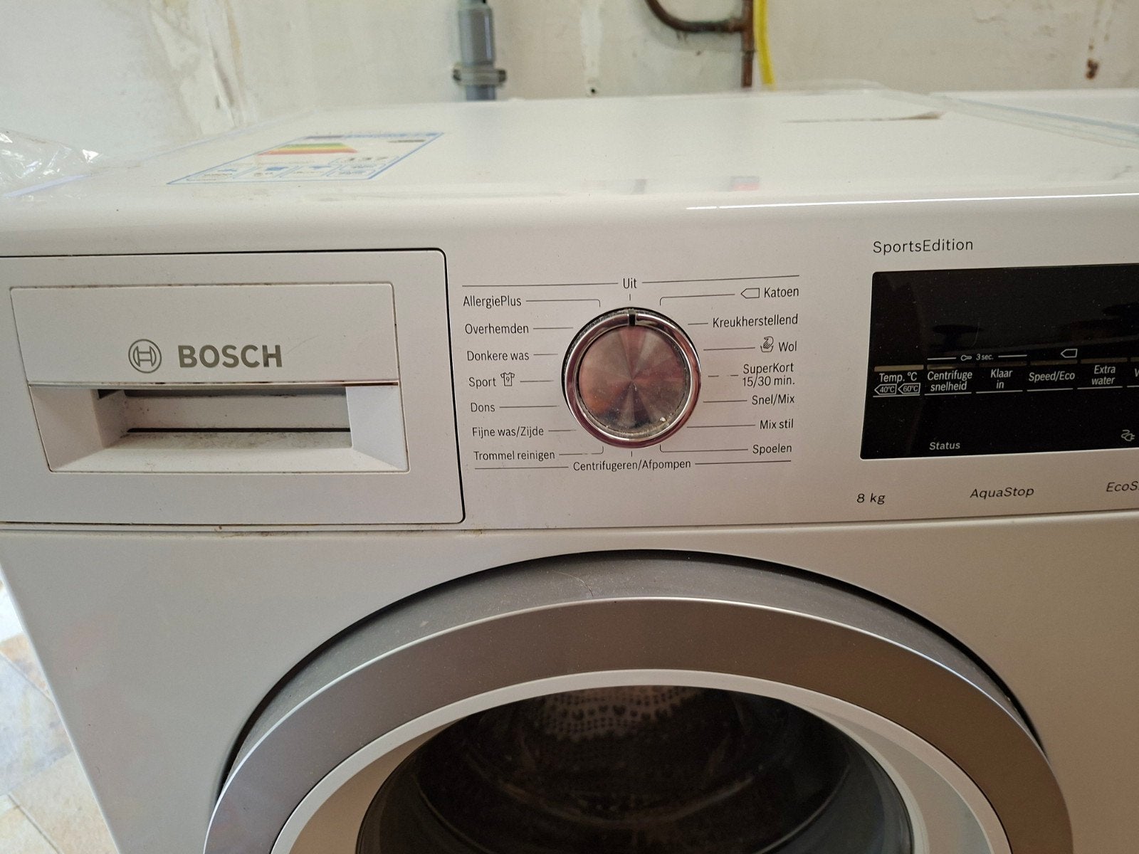 Bosch Serie 6 SportsEdition Wasmachine 8kg A+++, Ophalen of Verzenden, Gebruikt