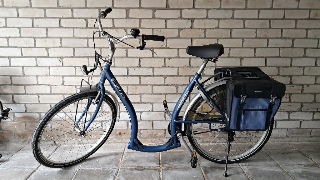 Lage instapfiets, Fietsen en Brommers, Fietsen | Dames | Damesfietsen, Terugtraprem, Versnellingen, Zo goed als nieuw, Ophalen