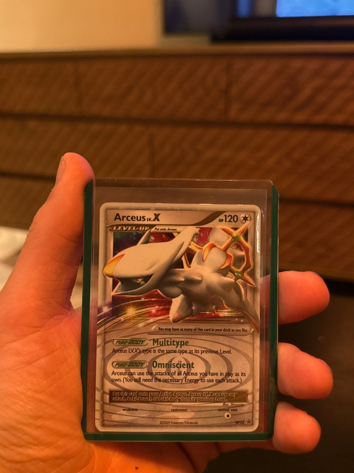 Pokémon Arceus LV.X Holo – DP53 Black Star Promo – 2009, Ophalen of Verzenden, Zo goed als nieuw