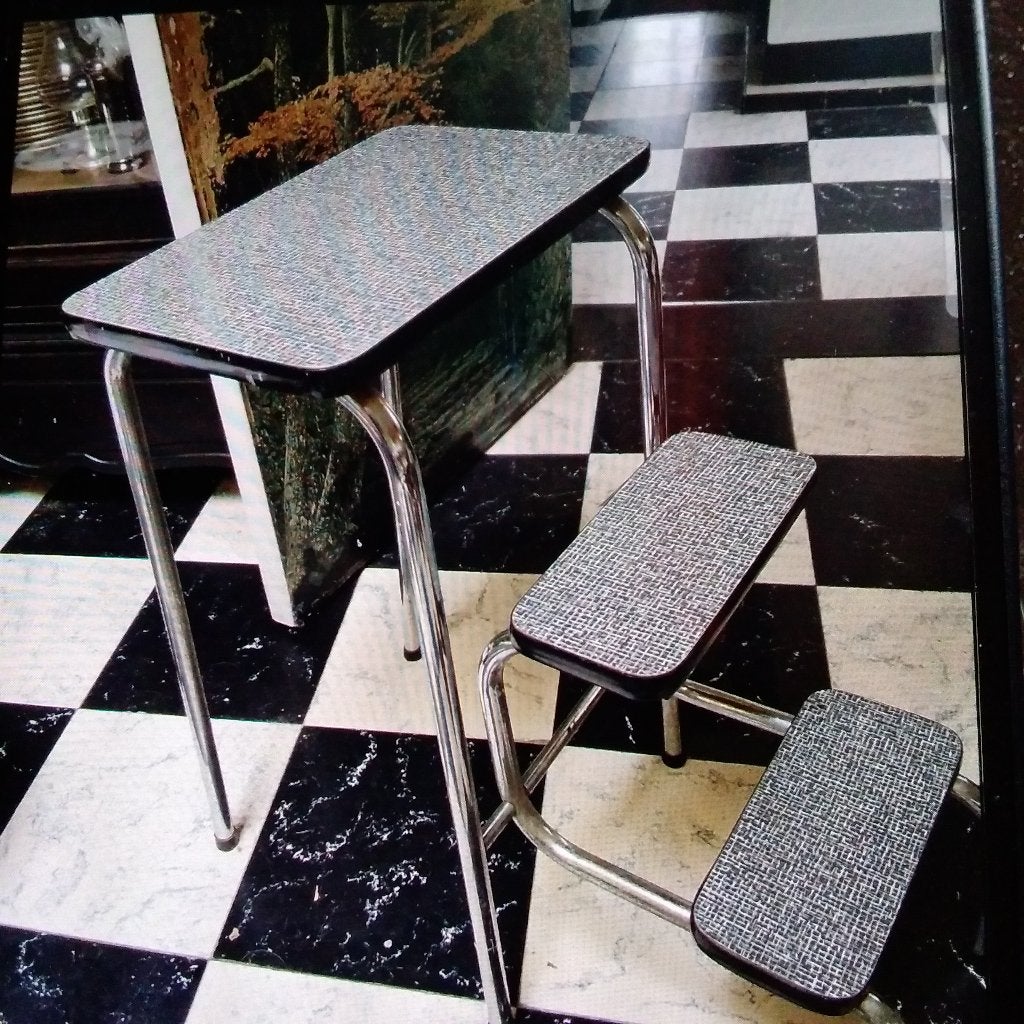 Vintage inklapbare keuken trapje jaren ’60, Ophalen