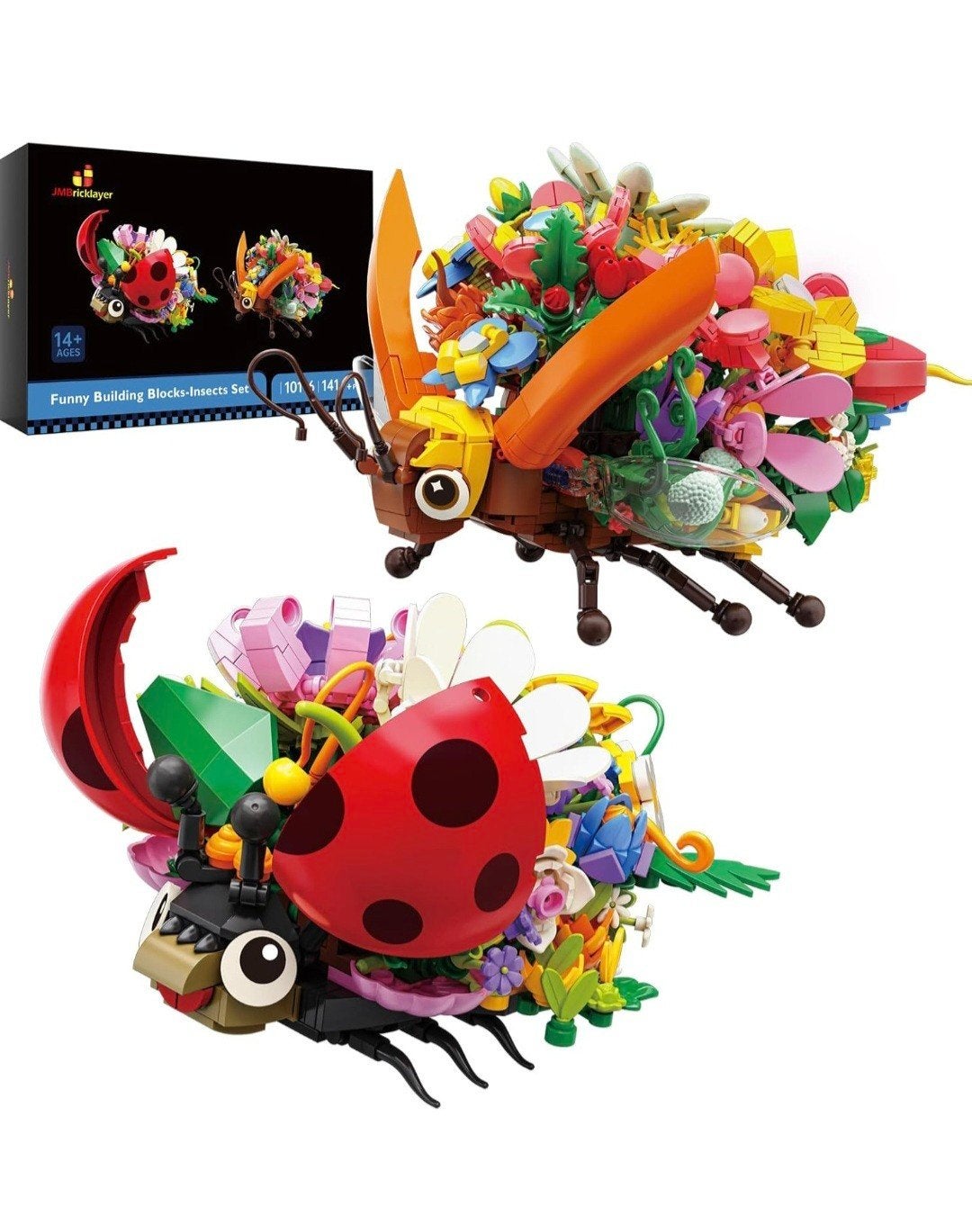 JMBricklayer Funny Building Blocks-Insecten Set, Ophalen of Verzenden, Nieuw, Overige merken
