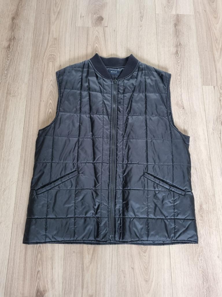 Bodywarmer Gant maat XL zwart, Kleding | Heren, Bodywarmers, Ophalen of Verzenden, Zo goed als nieuw, Zwart
