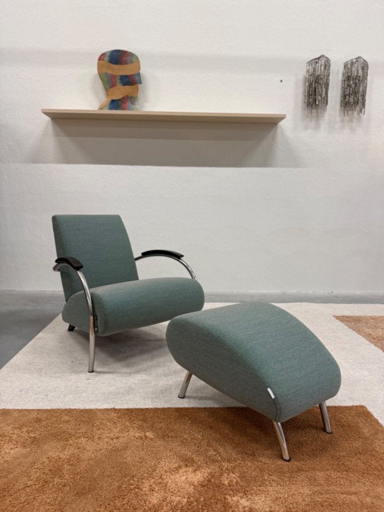 Nieuw Gelderland Lotus 5470 Fauteuil poef Design stoel, Huis en Inrichting, Nieuw, Ophalen of Verzenden, Info@gelderlanddesign.com