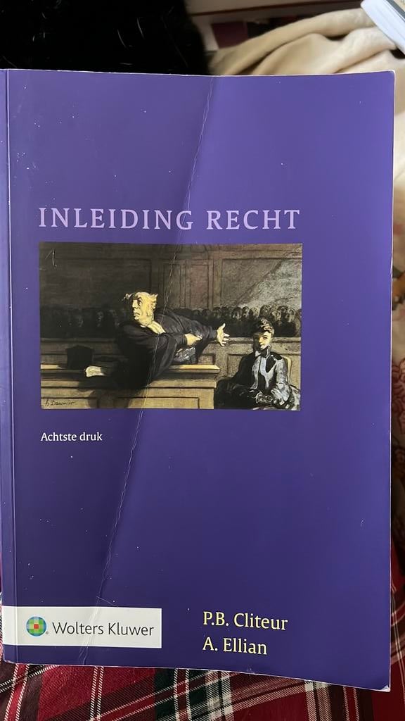 Inleiding Recht achtste druk, Boeken, Ophalen of Verzenden, Alpha, Zo goed als nieuw, WO