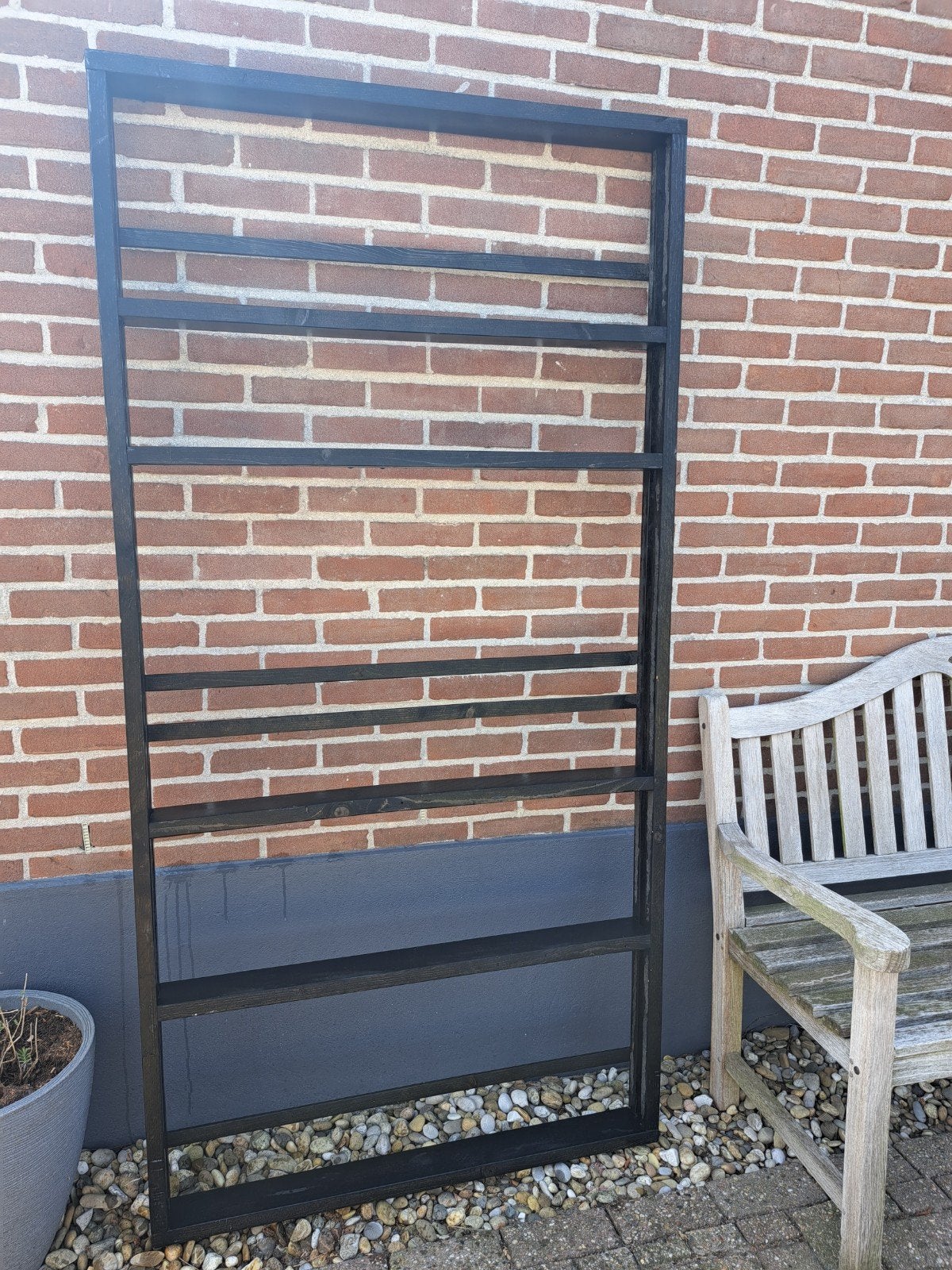 Mooi houten wandrek - Veel decoratie mogelijkheden, Ophalen, Gebruikt