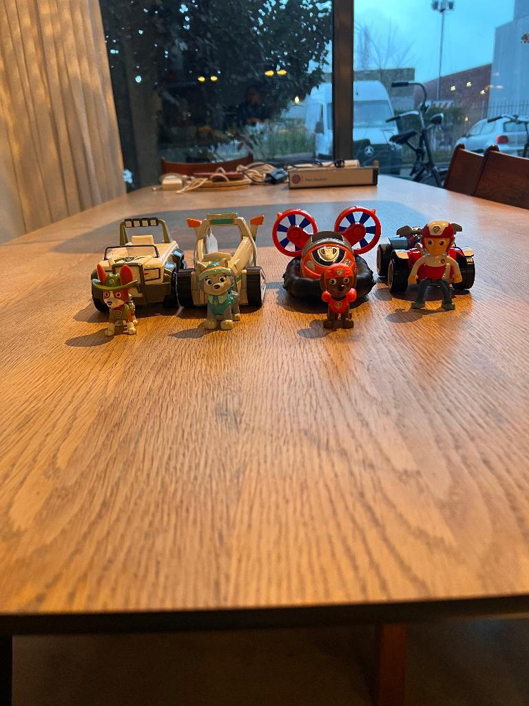 Paw Patrol: Zuma, Tracker, Everest & Ryder, Kinderen en Baby's, Ophalen of Verzenden, Gebruikt