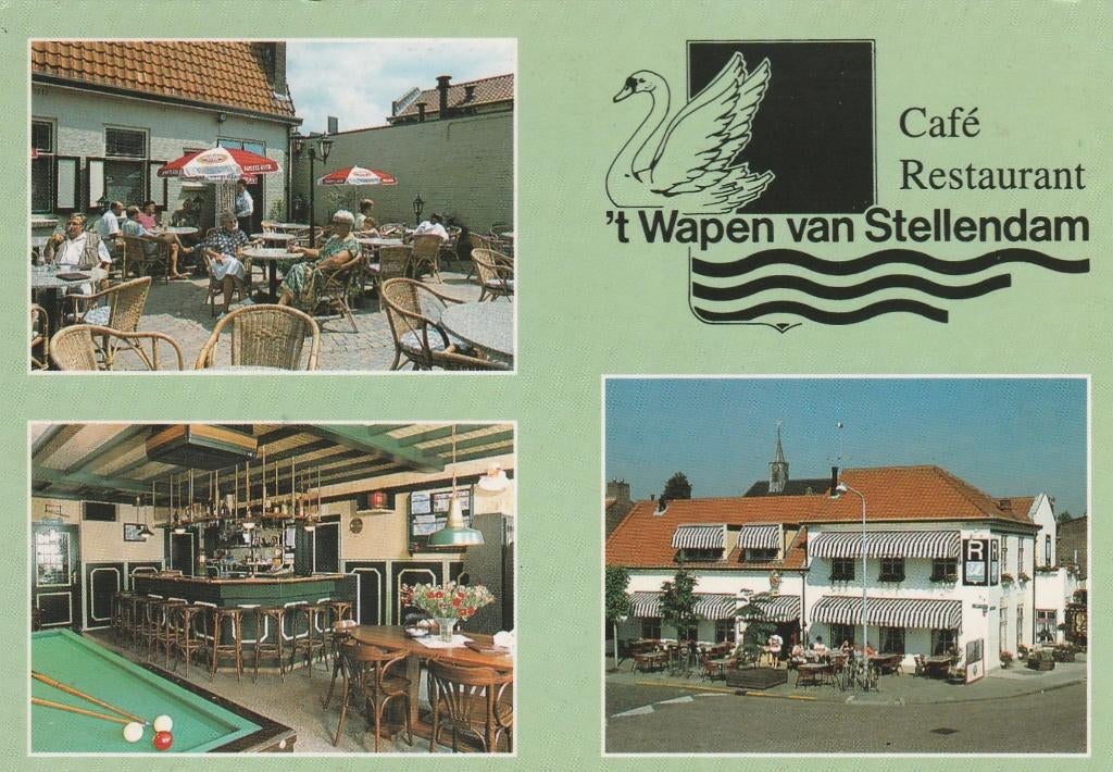 STELLENDAM Restaurant 't Wapen van Stellendam Zwaan, Verzenden, 1980 tot heden, Ongelopen, Zuid-Holland