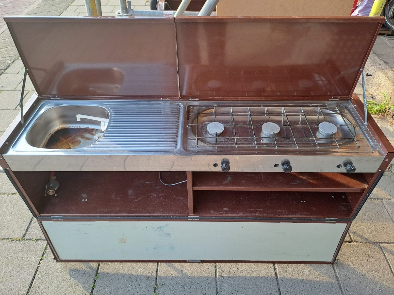 Te koop: Keuken voor de camper., Caravans en Kamperen, Ophalen, Gebruikt