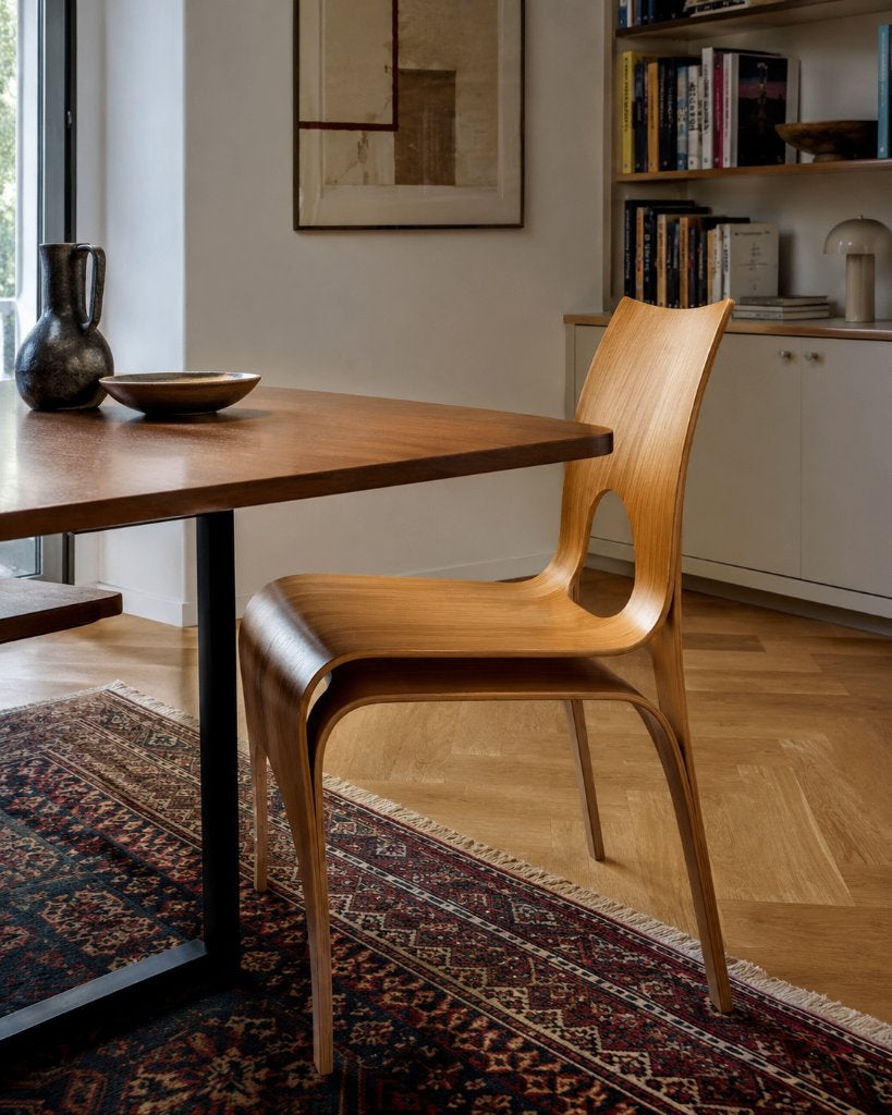 Kaarina Chair van Dan Form 2003, Plywood Danish Design, Ophalen, Gebruikt, Eén, Hout