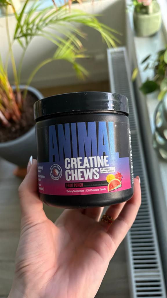 Animal Creatine Chews - Fruit Punch - 120 kauwtabletten, Sport en Fitness, Ophalen of Verzenden, Nieuw, Overige typen
