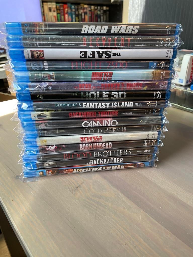 Blu-ray Horror Bundel 15 Films – o.a. Fantasy Island, Hole, Ophalen of Verzenden, Zo goed als nieuw, Horror